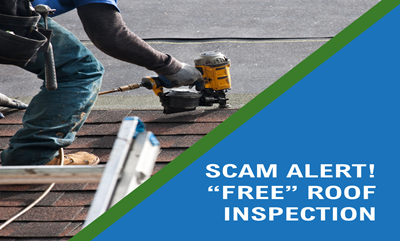 Scam Alert: Be careful if offered a  “free roof inspection”
