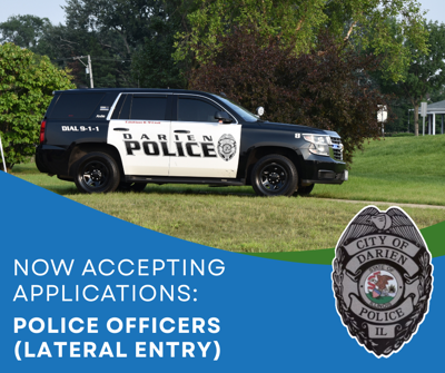 Now Accepting Applications - Lateral Entry Police Officers